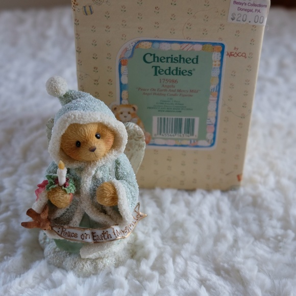 Cherished Teddies Other - Cherished Teddies "Angela" Christmas Figurine